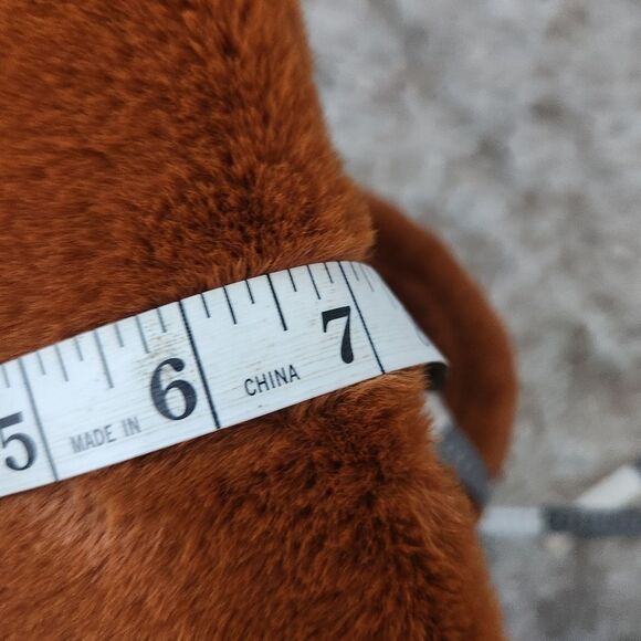 NA-KD Brown Furry Mini Tote Faux Fur Brand New with Tags - Picture 9 of 13